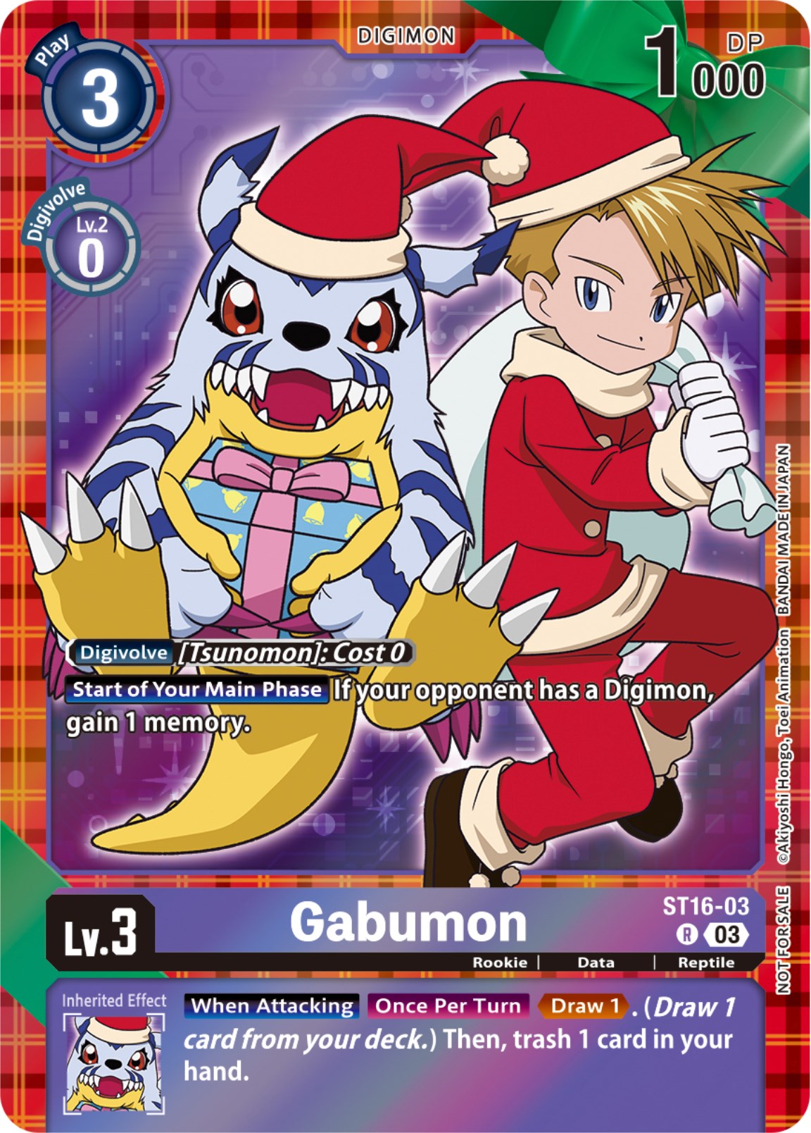 Gabumon [ST16-03] (Winter Holiday 2023) [Starter Deck: Wolf of Friendship] | Shuffle n Cut Hobbies & Games