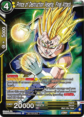 Prince of Destrcution Vegeta, Final Attack (Zenkai Series Tournament Pack Vol.6) (P-565) [Tournament Promotion Cards] | Shuffle n Cut Hobbies & Games