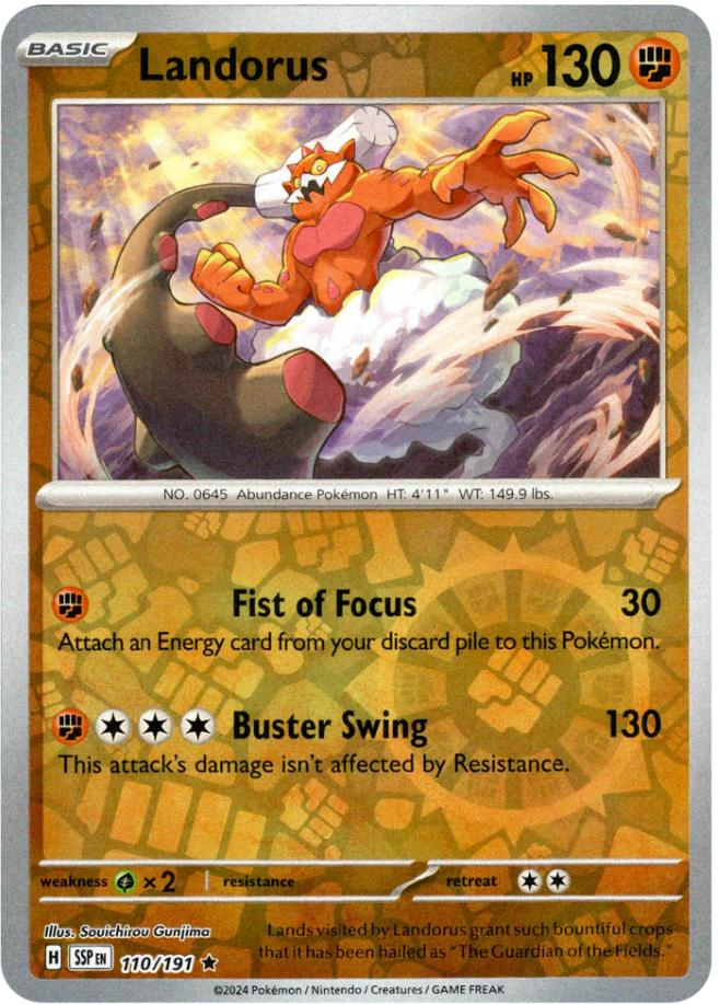 Landorus (110/191) [Scarlet & Violet: Surging Sparks] | Shuffle n Cut Hobbies & Games