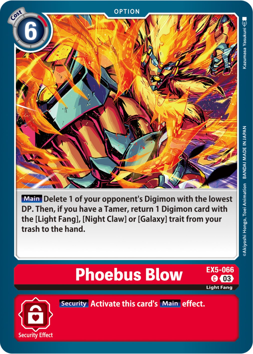 Phoebus Blow [EX5-066] [Animal Colosseum] | Shuffle n Cut Hobbies & Games