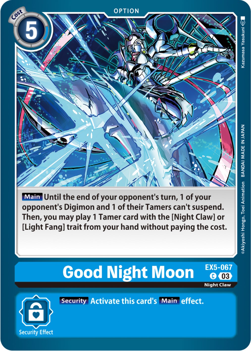 Good Night Moon [EX5-067] [Animal Colosseum] | Shuffle n Cut Hobbies & Games