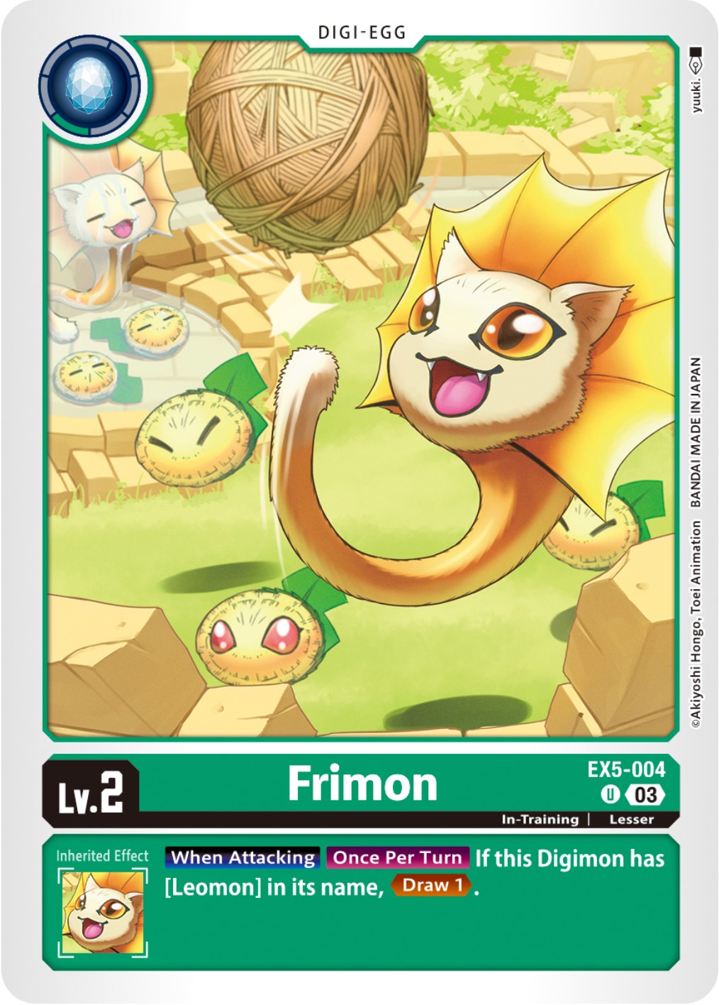 Frimon [EX5-004] [Animal Colosseum] | Shuffle n Cut Hobbies & Games