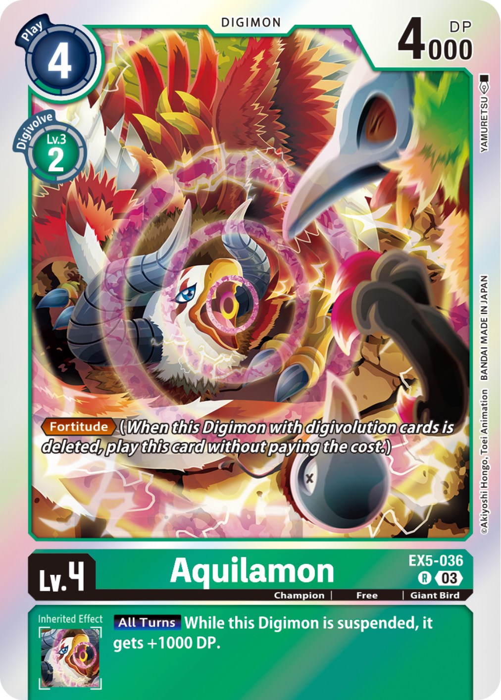 Aquilamon [EX5-036] [Animal Colosseum] | Shuffle n Cut Hobbies & Games