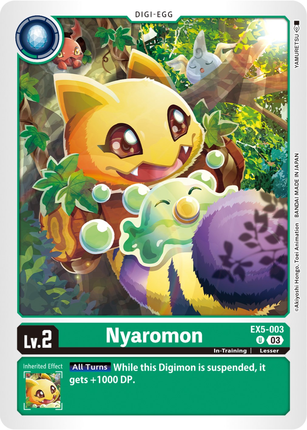 Nyaromon [EX5-003] [Animal Colosseum] | Shuffle n Cut Hobbies & Games