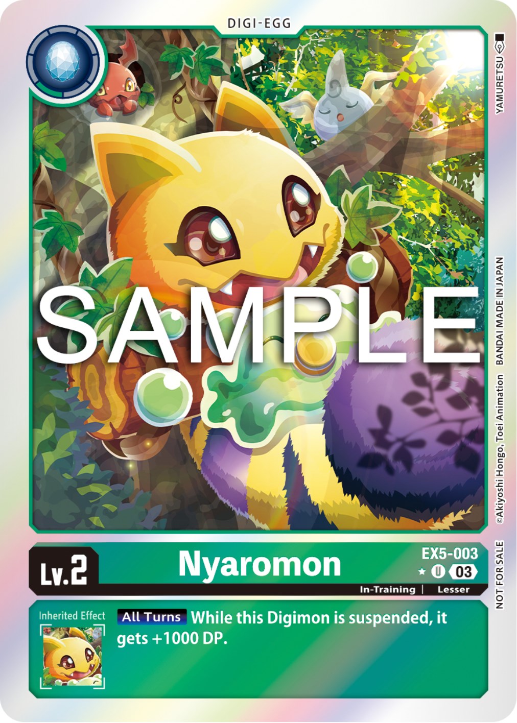 Nyaromon [EX5-003] (Animal Colosseum Box Promotion Pack) [Animal Colosseum] | Shuffle n Cut Hobbies & Games