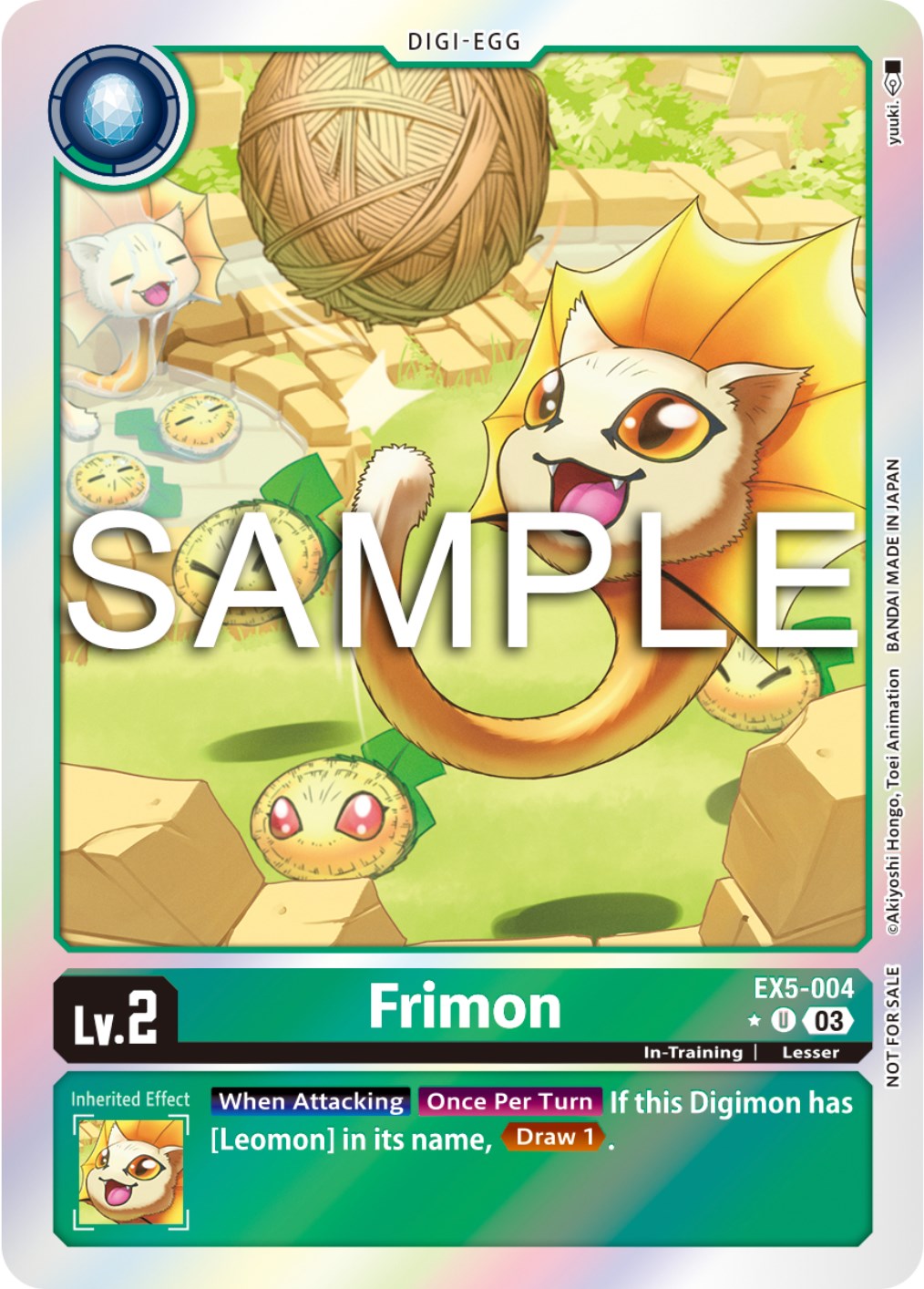 Frimon [EX5-004] (Animal Colosseum Box Promotion Pack) [Animal Colosseum] | Shuffle n Cut Hobbies & Games