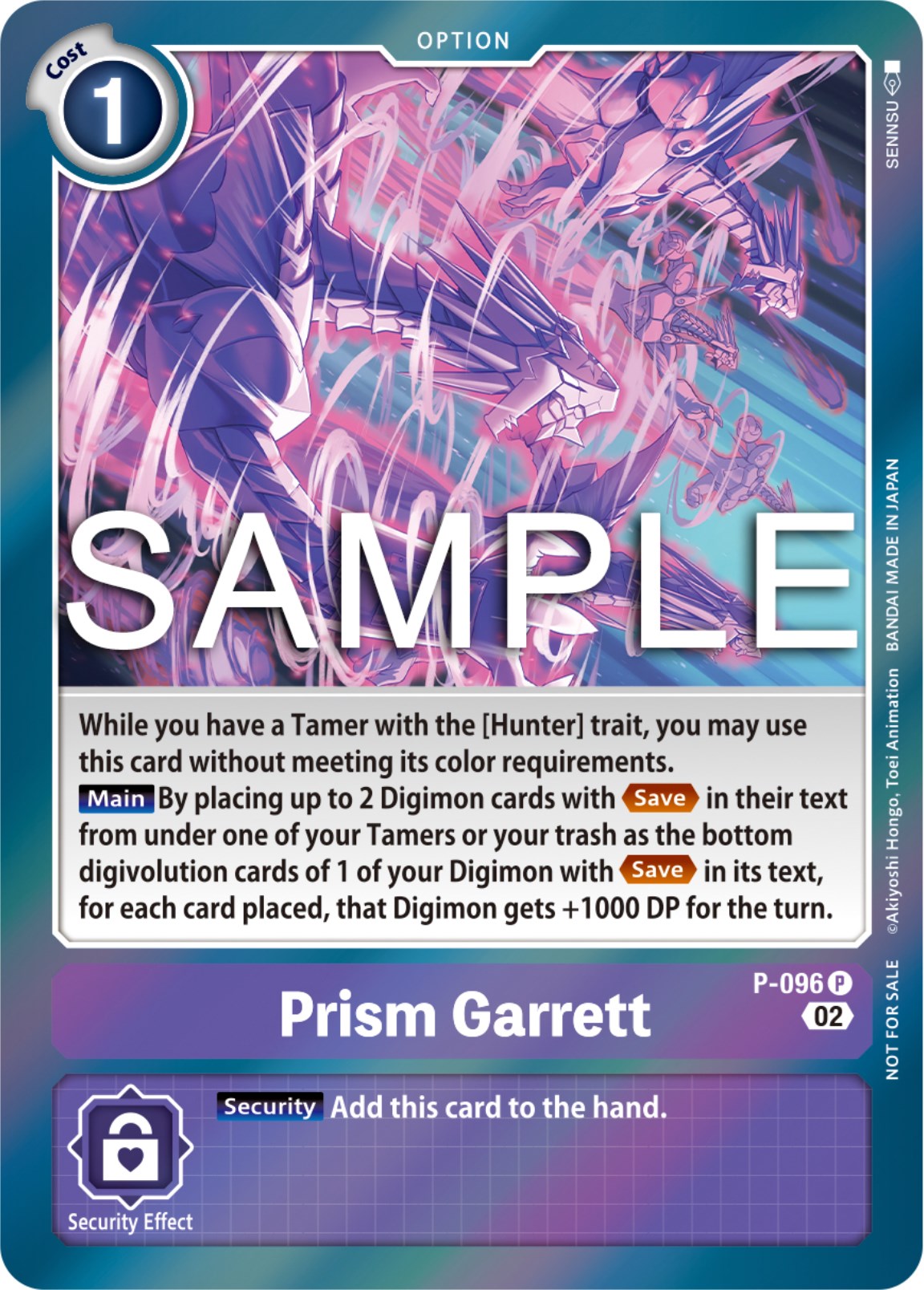 Prism Garrett [P-096] (3rd Anniversary Update Pack) [Promotional Cards] | Shuffle n Cut Hobbies & Games