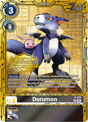 Dorumon [P-070] (Championship 2023 Gold Card Set) [Promotional Cards] | Shuffle n Cut Hobbies & Games