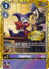 Impmon [P-071] (Championship 2023 Gold Card Set) [Promotional Cards] | Shuffle n Cut Hobbies & Games