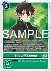 Shoto Kazama [P-133] (Digimon Liberator Promotion Pack) [Promotional Cards] | Shuffle n Cut Hobbies & Games