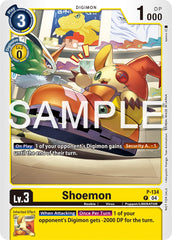 Shoemon [P-134] (Digimon Liberator Promotion Pack) [Promotional Cards] | Shuffle n Cut Hobbies & Games