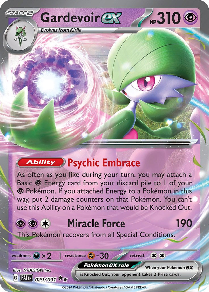 Gardevoir ex (029/091) [Scarlet & Violet: Paldean Fates] | Shuffle n Cut Hobbies & Games