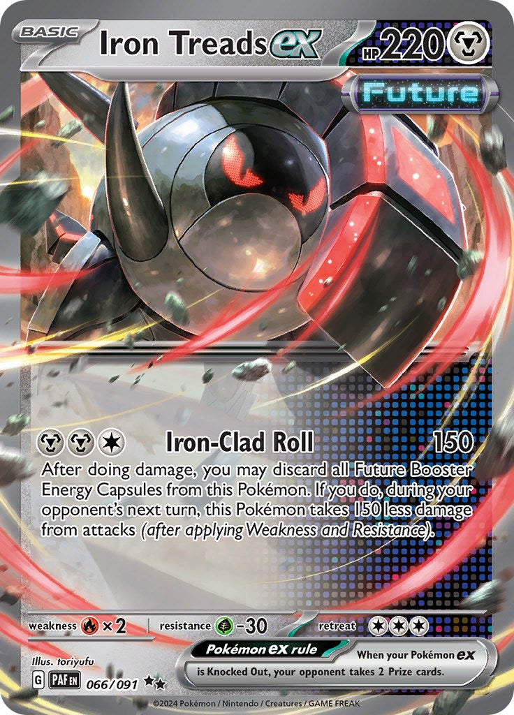 Iron Treads ex (066/091) [Scarlet & Violet: Paldean Fates] | Shuffle n Cut Hobbies & Games