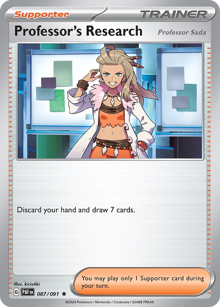 Professor's Research (087/091) [Scarlet & Violet: Paldean Fates] | Shuffle n Cut Hobbies & Games