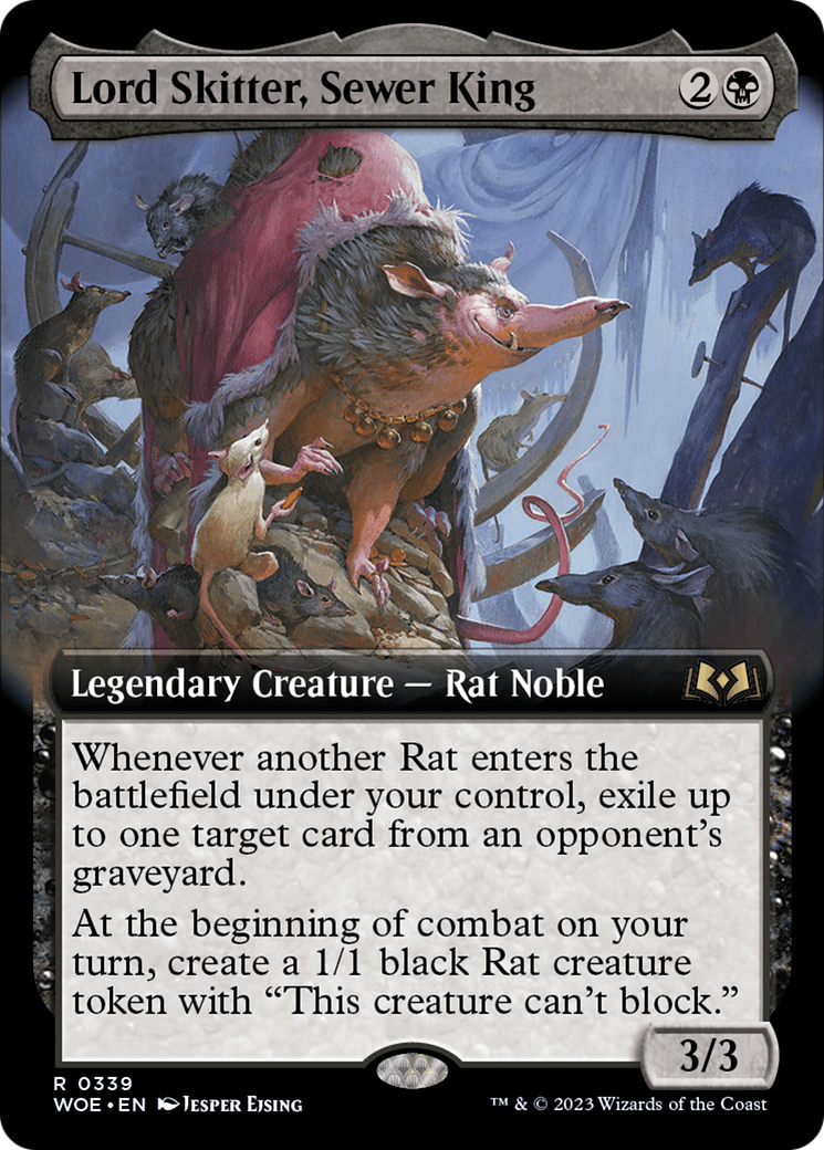 Lord Skitter, Sewer King (Extended Art) [Wilds of Eldraine] | Shuffle n Cut Hobbies & Games