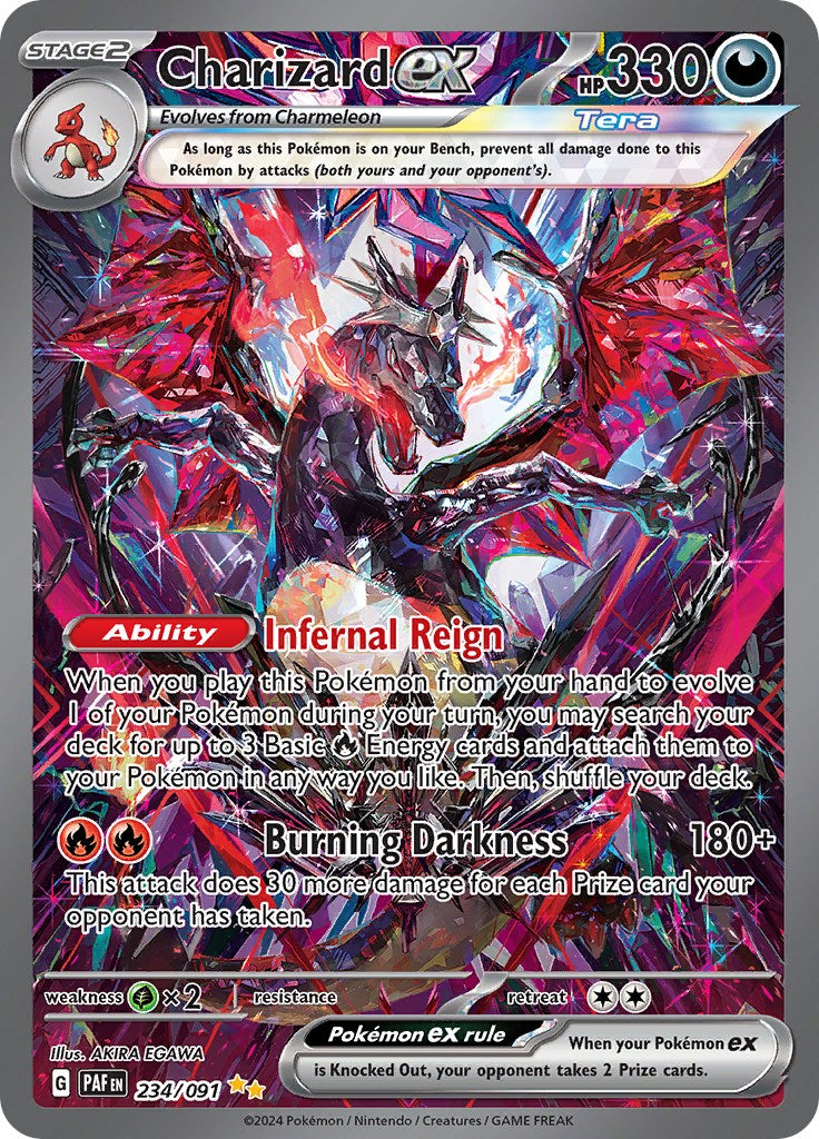 Charizard ex (234/091) [Scarlet & Violet: Paldean Fates] | Shuffle n Cut Hobbies & Games