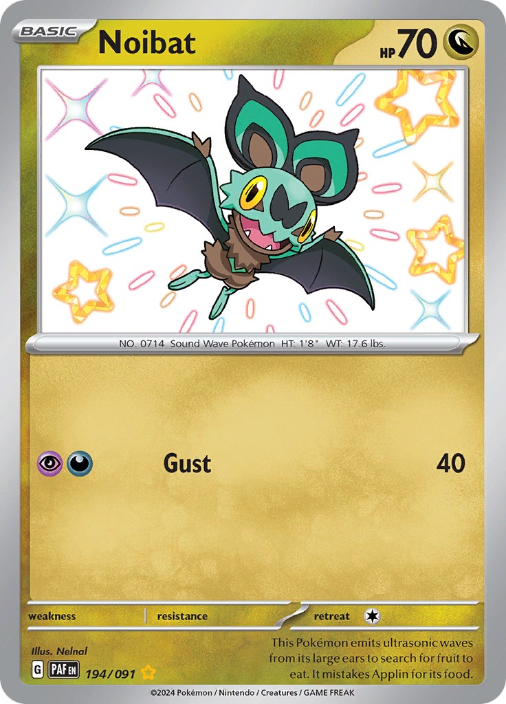 Noibat (194/091) [Scarlet & Violet: Paldean Fates] | Shuffle n Cut Hobbies & Games