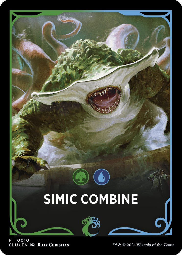 Simic Combine Theme Card [Ravnica: Clue Edition Tokens] | Shuffle n Cut Hobbies & Games