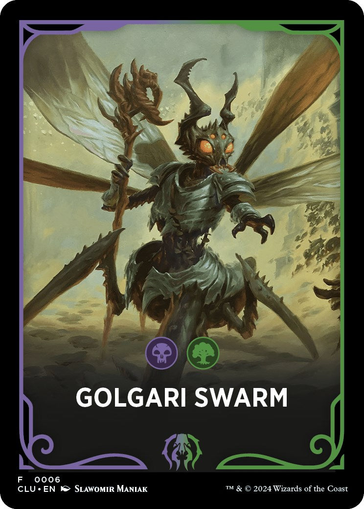 Golgari Swarm Theme Card [Ravnica: Clue Edition Tokens] | Shuffle n Cut Hobbies & Games