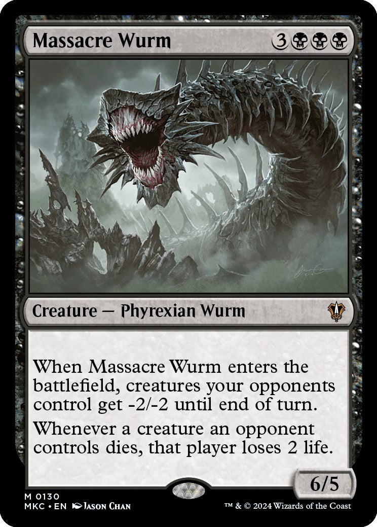 Massacre Wurm [Murders at Karlov Manor Commander] | Shuffle n Cut Hobbies & Games