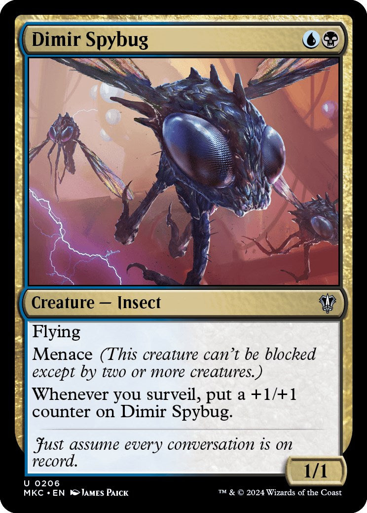 Dimir Spybug [Murders at Karlov Manor Commander] | Shuffle n Cut Hobbies & Games