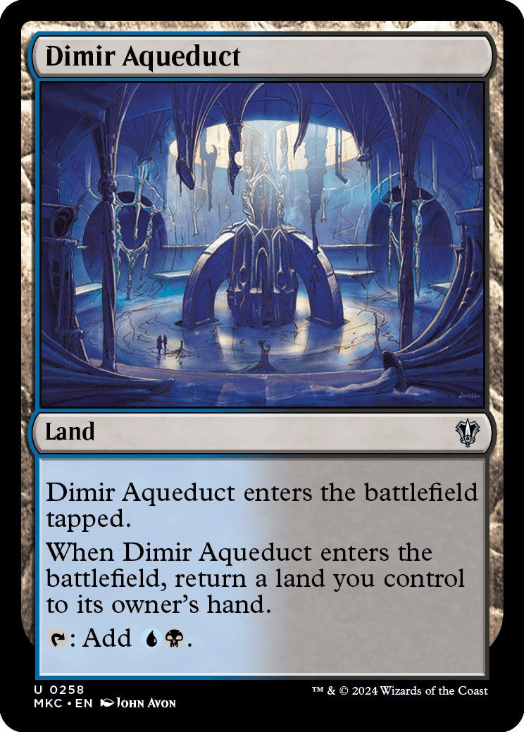 Dimir Aqueduct [Murders at Karlov Manor Commander] | Shuffle n Cut Hobbies & Games