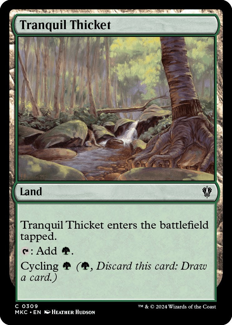 Tranquil Thicket [Murders at Karlov Manor Commander] | Shuffle n Cut Hobbies & Games