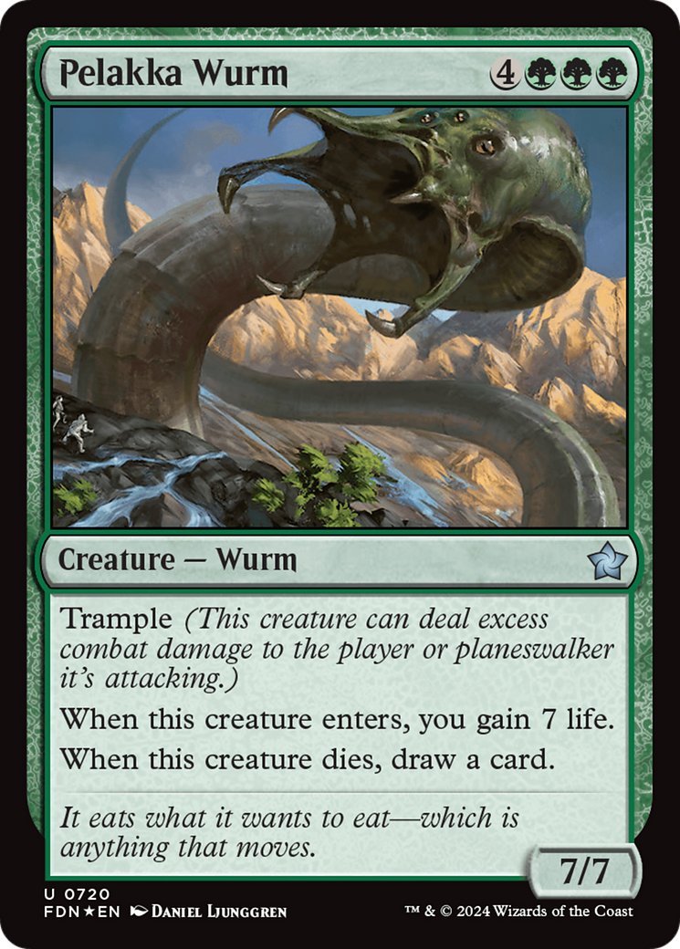 Pelakka Wurm [Foundations] | Shuffle n Cut Hobbies & Games