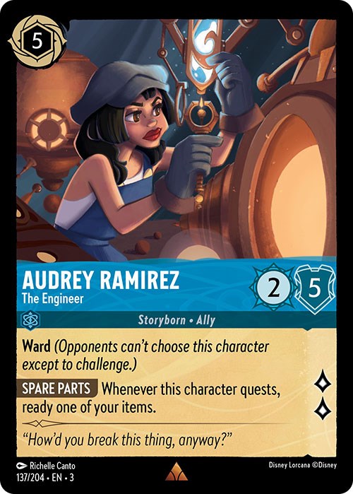 Audrey Ramirez - The Engineer (137/204) [Into the Inklands] | Shuffle n Cut Hobbies & Games