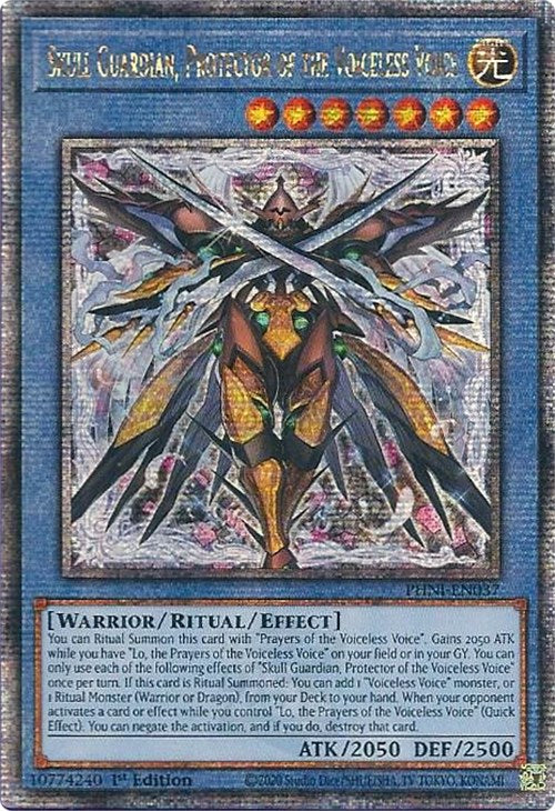 Skull Guardian, Protector of the Voiceless Voice [PHNI-EN037] Quarter Century Secret Rare | Shuffle n Cut Hobbies & Games