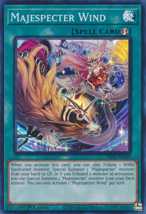 Majespecter Wind [PHNI-EN069] Super Rare | Shuffle n Cut Hobbies & Games