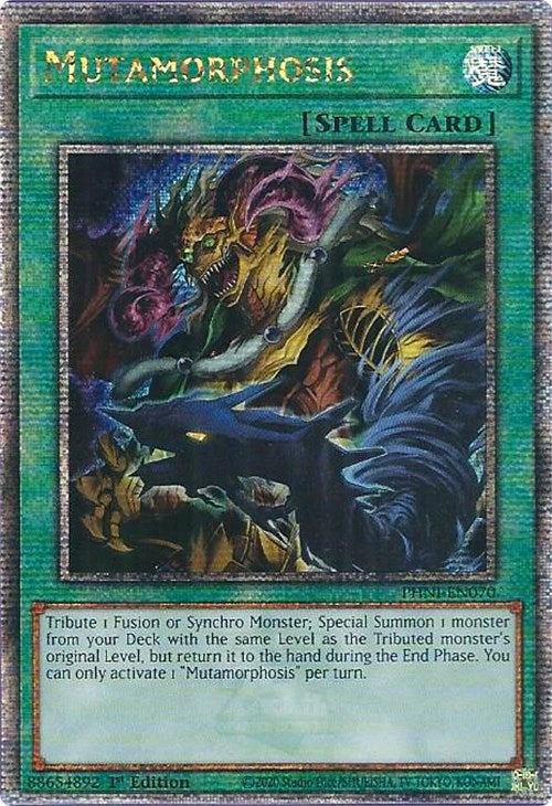 Mutamorphosis [PHNI-EN070] Quarter Century Secret Rare | Shuffle n Cut Hobbies & Games