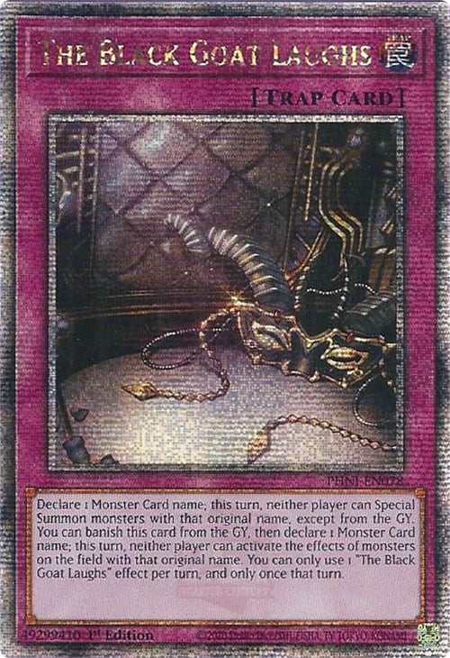 The Black Goat Laughs [PHNI-EN078] Quarter Century Secret Rare | Shuffle n Cut Hobbies & Games