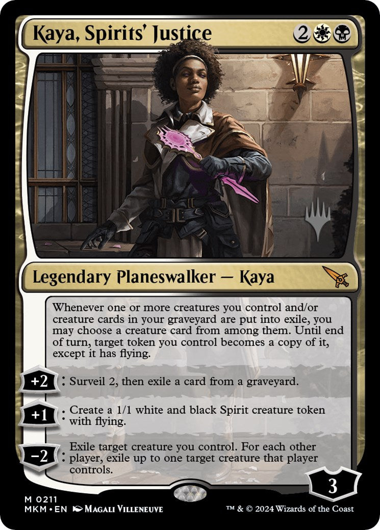 Kaya, Spirits' Justice (Promo Pack) [Murders at Karlov Manor Promos] | Shuffle n Cut Hobbies & Games