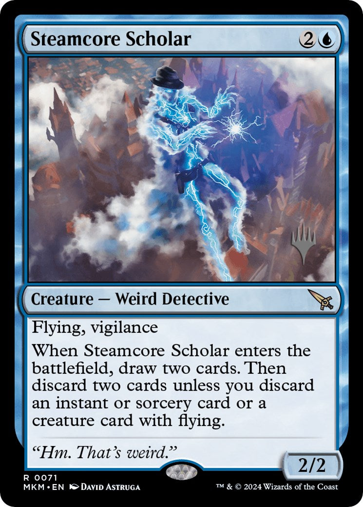 Steamcore Scholar (Promo Pack) [Murders at Karlov Manor Promos] | Shuffle n Cut Hobbies & Games