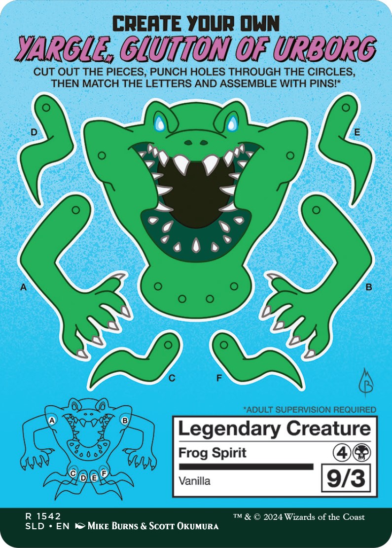 Yargle, Glutton of Urborg [Secret Lair Drop Series] | Shuffle n Cut Hobbies & Games