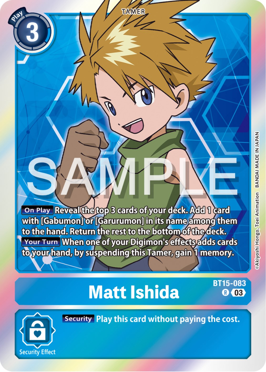 Matt Ishida [BT15-083] [Exceed Apocalypse] | Shuffle n Cut Hobbies & Games