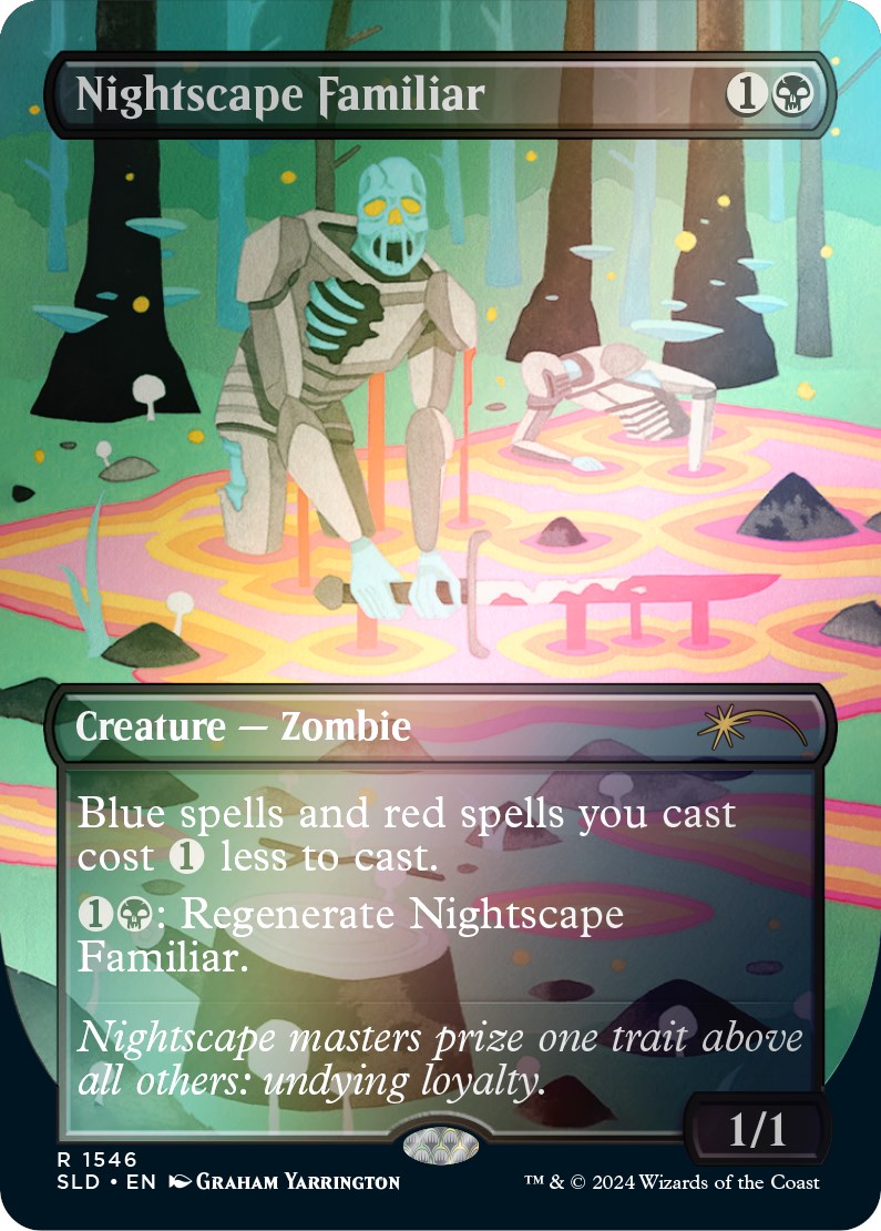 Nightscape Familiar (Rainbow Foil) [Secret Lair Drop Series] | Shuffle n Cut Hobbies & Games