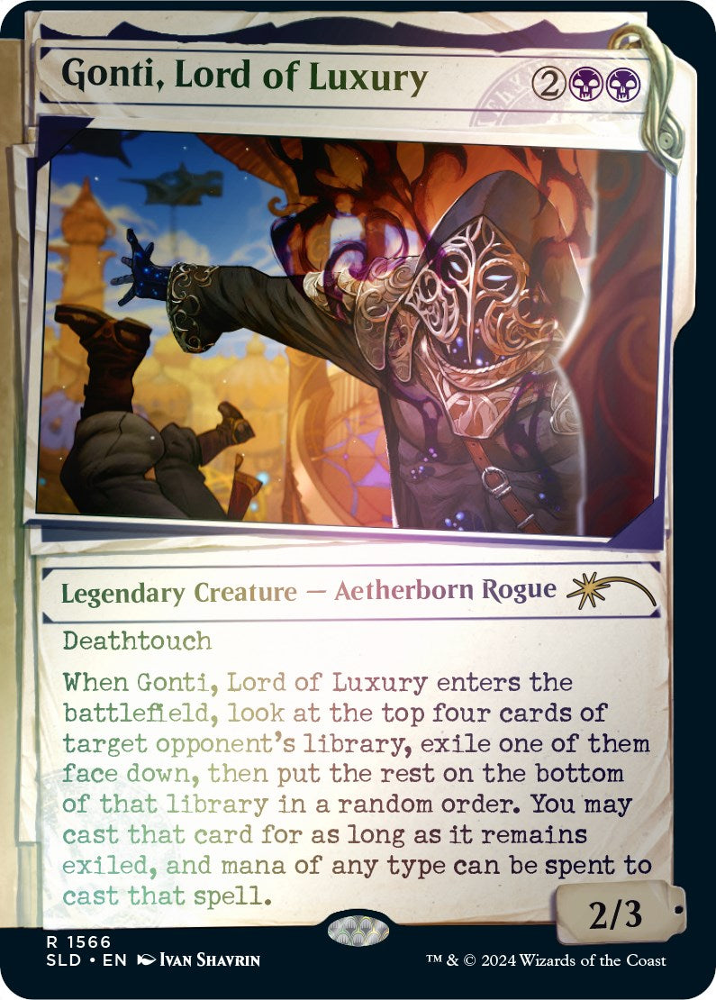 Gonti, Lord of Luxury (Rainbow Foil) [Secret Lair Drop Series] | Shuffle n Cut Hobbies & Games