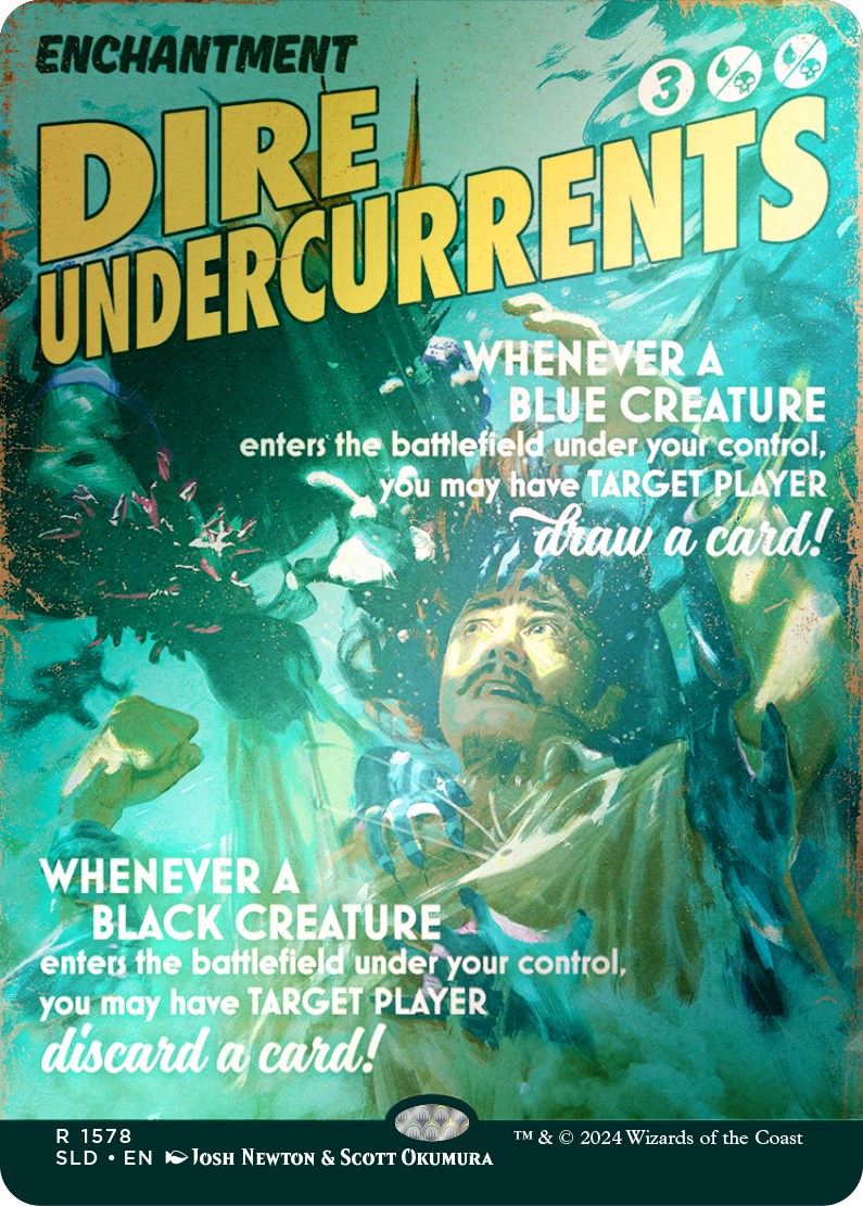 Dire Undercurrents (Rainbow Foil) [Secret Lair Drop Series] | Shuffle n Cut Hobbies & Games