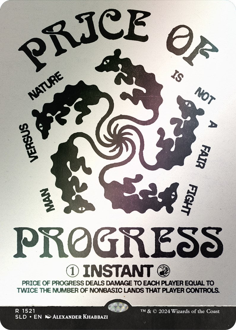 Price of Progress (Rainbow Foil) [Secret Lair Drop Series] | Shuffle n Cut Hobbies & Games