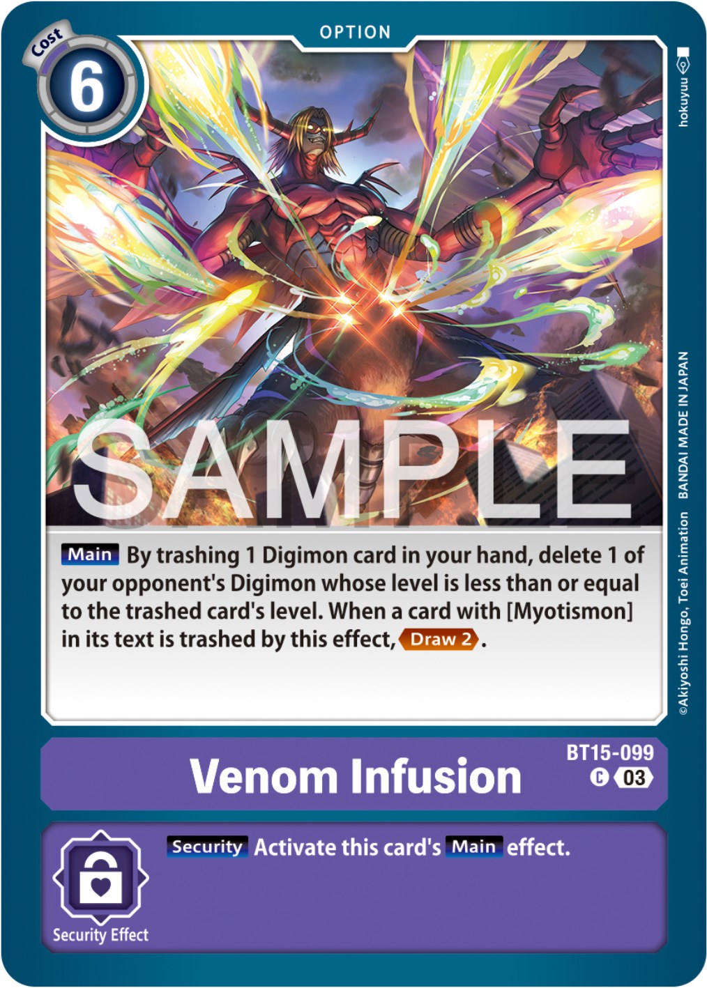 Venom Infusion [BT15-099] [Exceed Apocalypse] | Shuffle n Cut Hobbies & Games