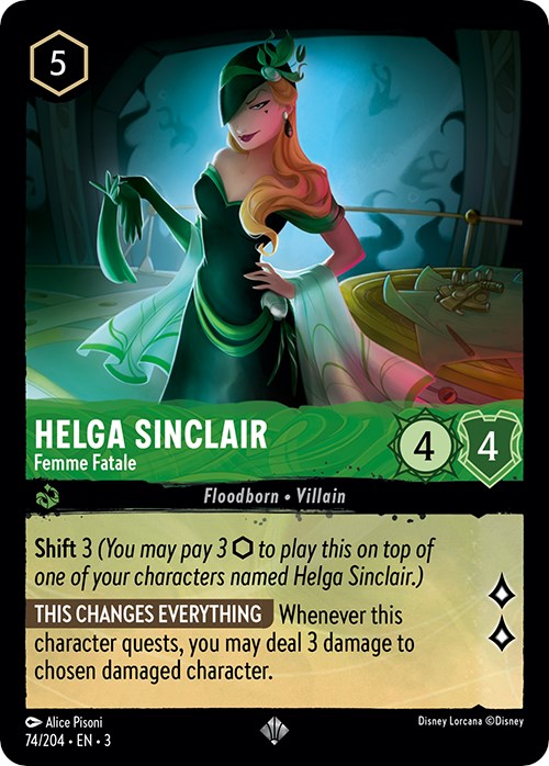 Helga Sinclair - Femme Fatale (74/204) [Into the Inklands] | Shuffle n Cut Hobbies & Games