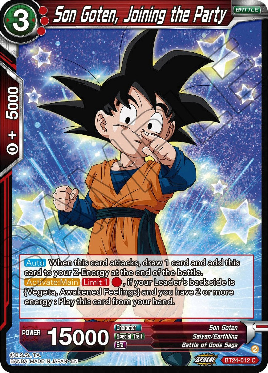 Son Goten, Joining the Party (BT24-012) [Beyond Generations] | Shuffle n Cut Hobbies & Games