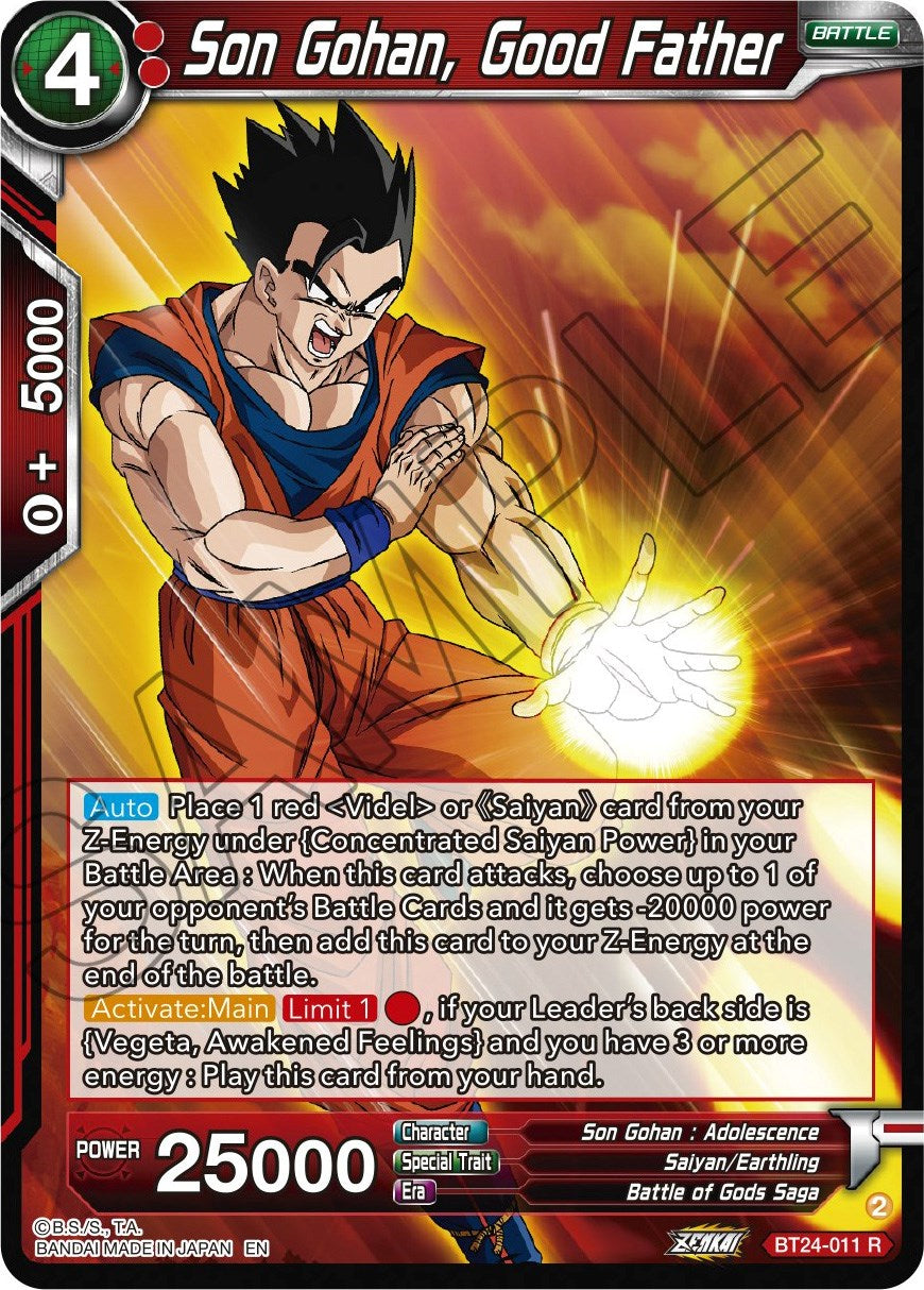 Son Gohan, Good Father (BT24-011) [Beyond Generations] | Shuffle n Cut Hobbies & Games