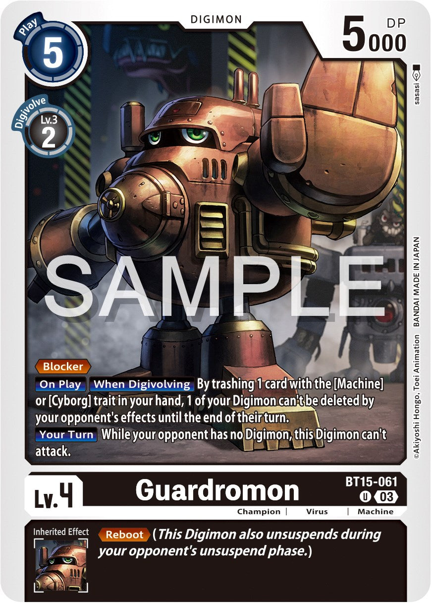 Guardromon [BT15-061] [Exceed Apocalypse] | Shuffle n Cut Hobbies & Games