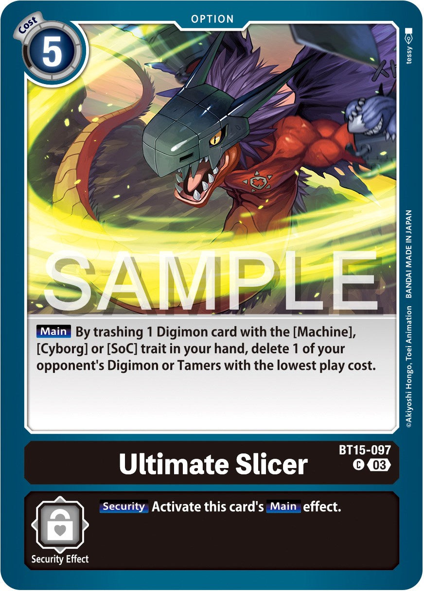 Ultimate Slicer [BT15-097] [Exceed Apocalypse] | Shuffle n Cut Hobbies & Games