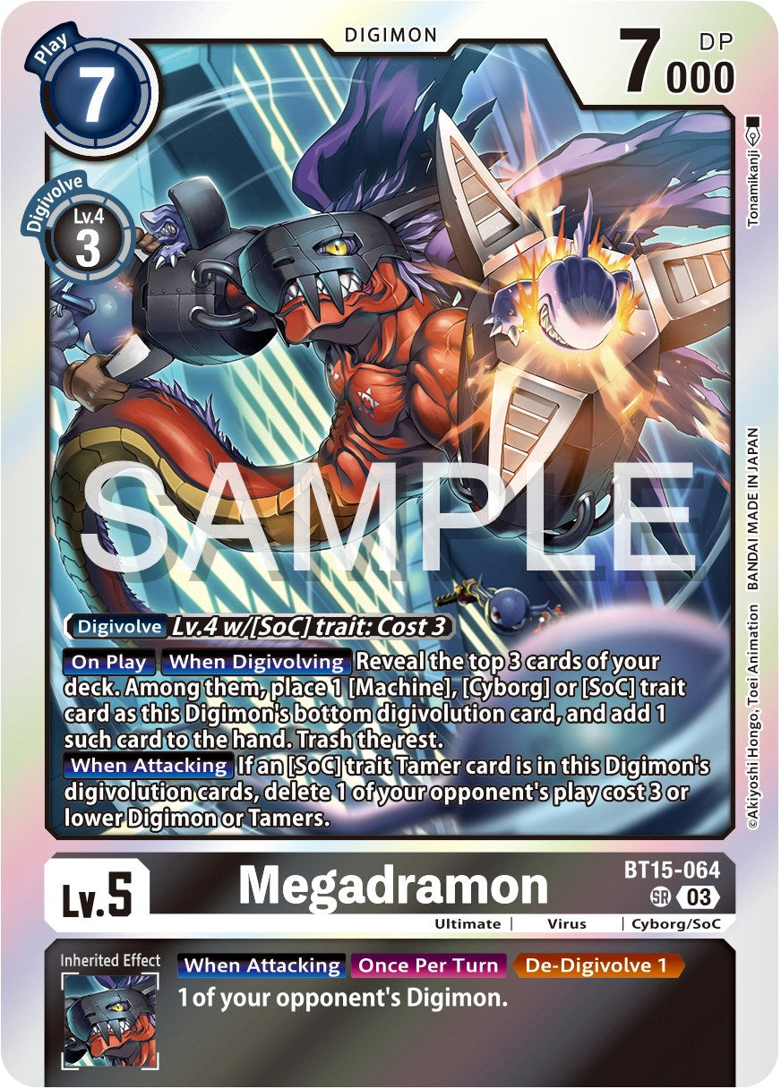 Megadramon [BT15-064] [Exceed Apocalypse] | Shuffle n Cut Hobbies & Games