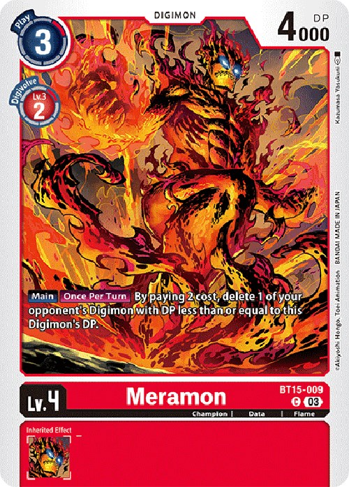 Meramon [BT15-009] [Exceed Apocalypse] | Shuffle n Cut Hobbies & Games