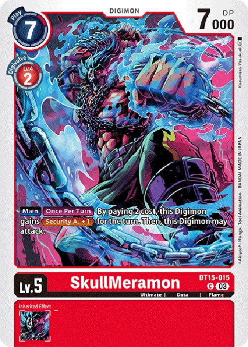 SkullMeramon [BT15-015] [Exceed Apocalypse] | Shuffle n Cut Hobbies & Games